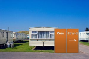 Camping Gste leiten mit Pinnwand
