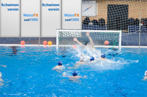 Mobile Werbung im Schwimmbad 