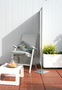 Umkleide (5) Quadrat -  InDoor & OutDoor mit Fuplatten Paravent stabilisiert