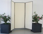 2x Planzkbel mit Camelien stabilisieren Windschutzwand