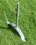 Umkleide (5) Quadrat freistehend OutDoor - stabilisiert mit Schraub-Erdankern Paravent