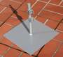 Fuplatte auf einer Terrasse mit 2x Verbindungs-Clip fr eine Umkleide Schwimmbad