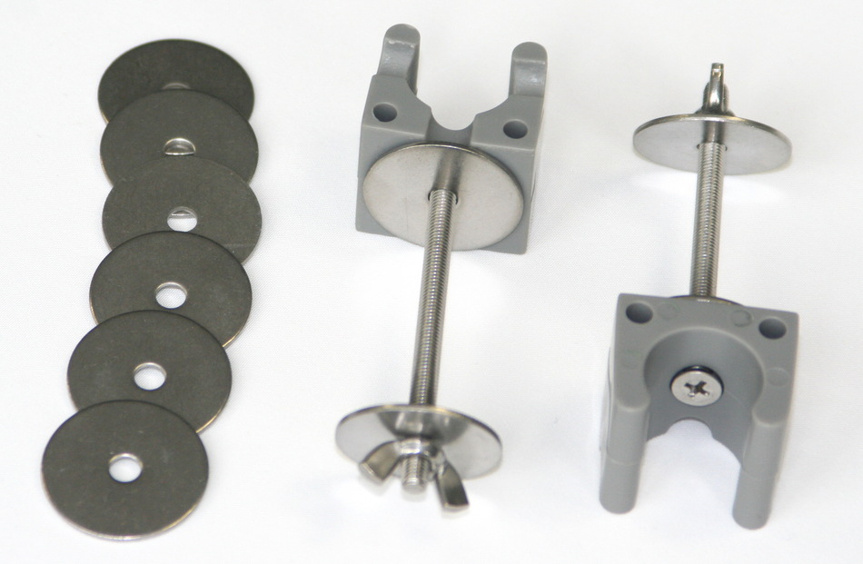 Pflanzgef mit 2x Wand-Clip fr einen schnen und standsicheren Sichtschutz