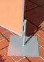Umkleide (5) Quadrat -  InDoor & OutDoor mit Fuplatten Paravent stabilisiert