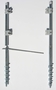 Windstabile Aufstellung Sichtschutz Paravent mit Schraub-Erdanker - System Peddy Shield