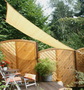 Sonnensegel Sichtschutz Gartenterrasse zum Nachbarn