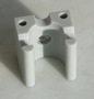 Wand-Clip (2x) hlt Paravent Rahmen kippstabil an einer Wand (Innen oder Auen).