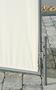 Standrohr untersttzt die Paravent Rahmen und hlt einen Bodenabstadn von ca. 10 cm 