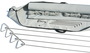 Tragetasche mit Inhalt Strand-Windschutz - ein Premiumprodukt von Peddy Shield